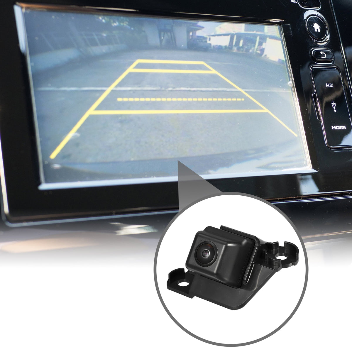 Up Back for Camera Plastic Toyota Rear View No.86790-04010 Tacoma Black 2009-2015