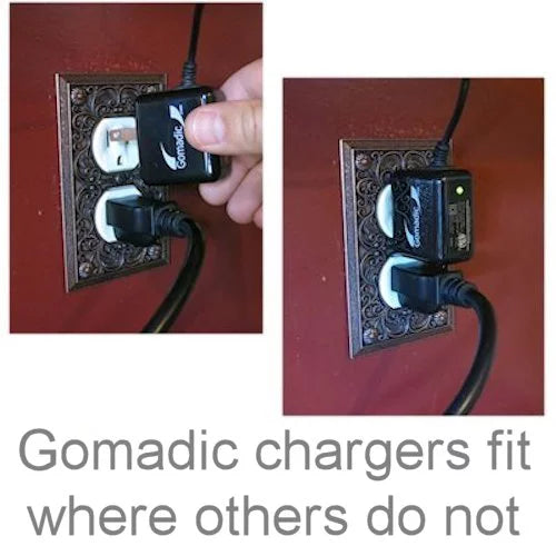 convenient, Charger 530 High foldable power for Uses with AC Compact Wall - - Intelligent Nokia a plug suitable design Lumia Gomadic Home output the T