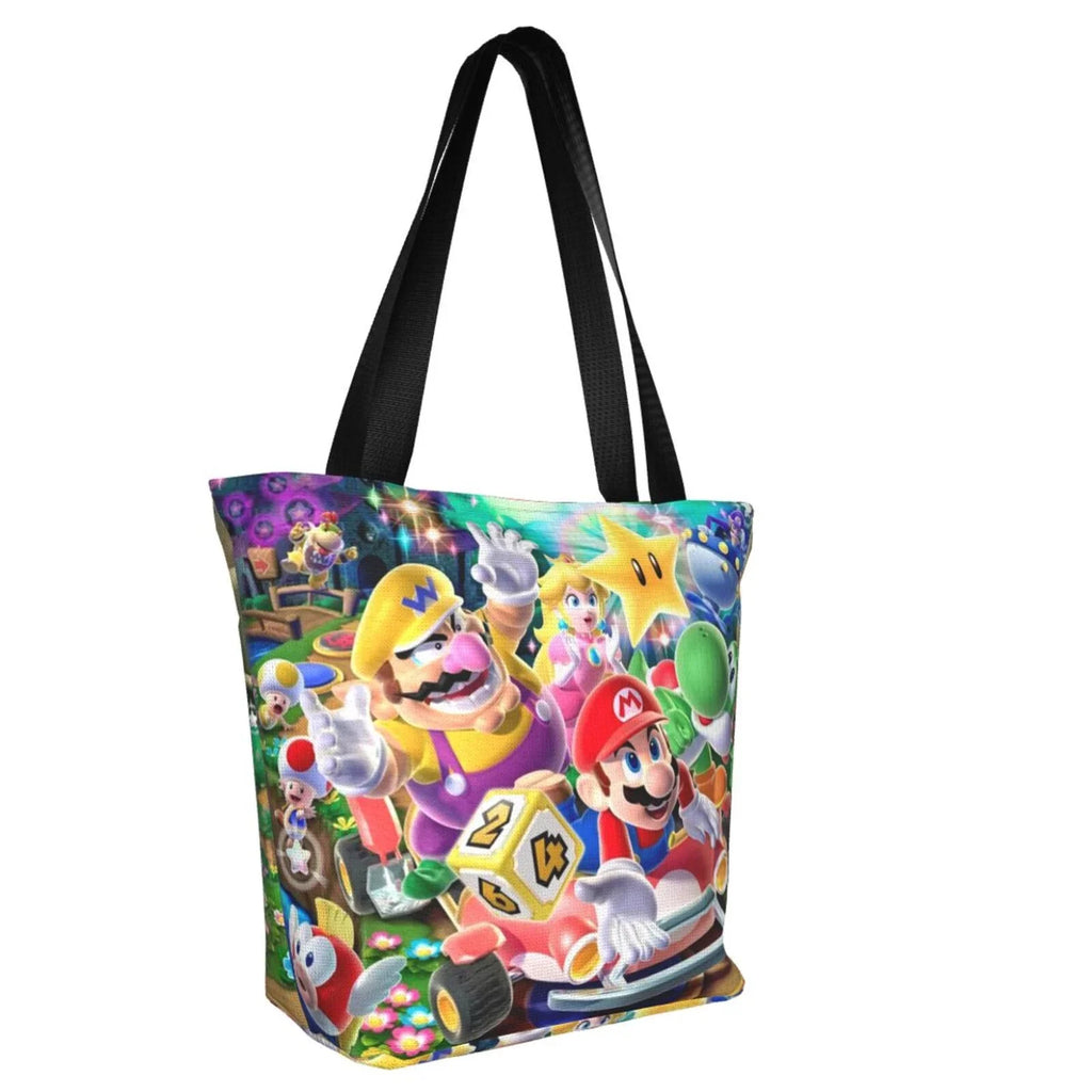 Work Tote Shopping Beach Business Large For Women's Capacity Shoulder Super Poster Handbag Travel Bag School Mario