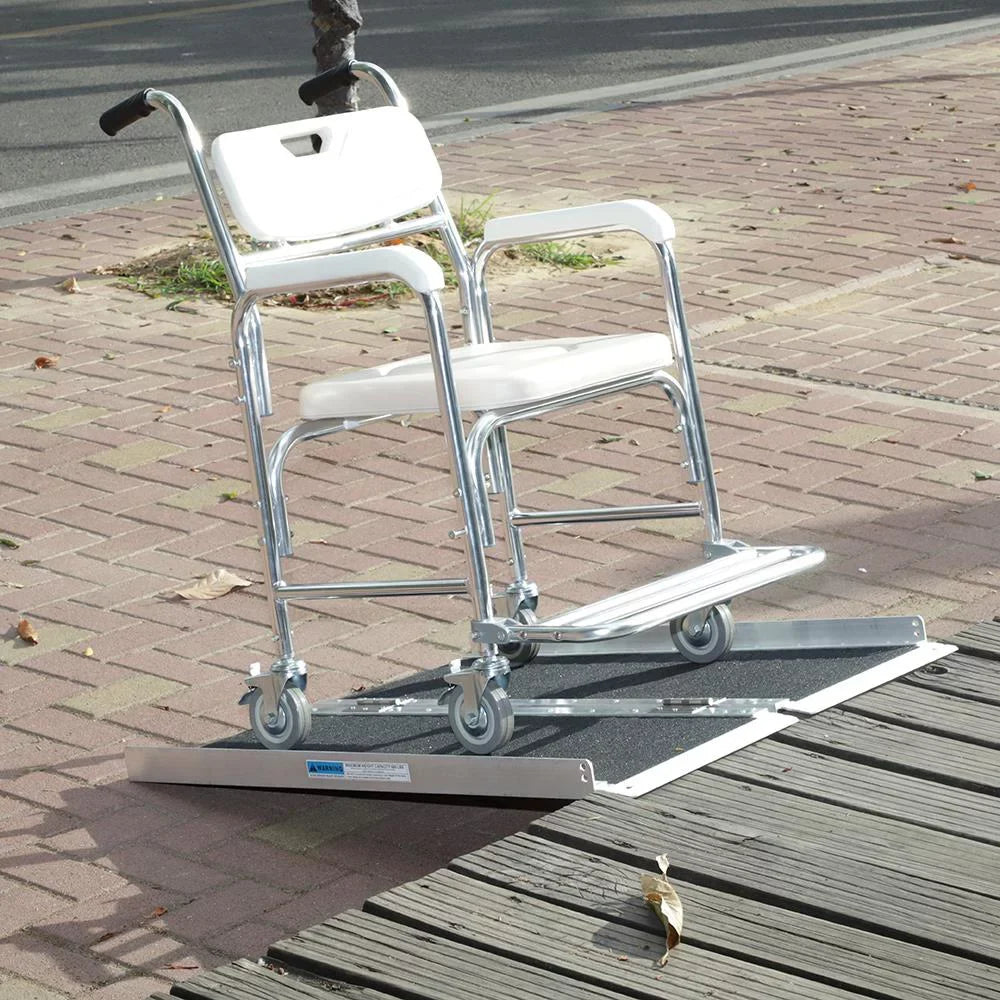 Wheelchair Mobility Ktaxon 28" 3FT Ramp 36" Multifold x Aluminum Non-skid Portable Carrier Scooter
