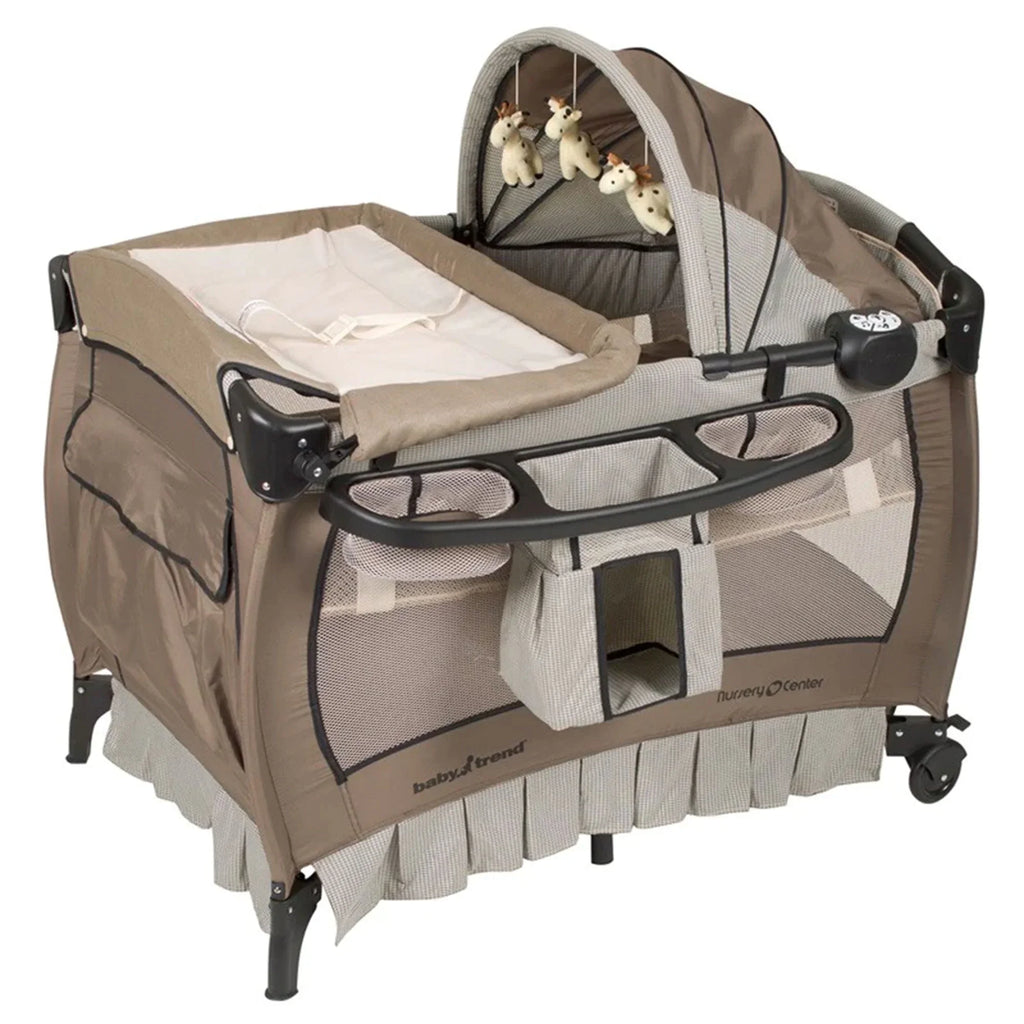 II Center Baby Playard, Trend Deluxe Havenwood Nursery