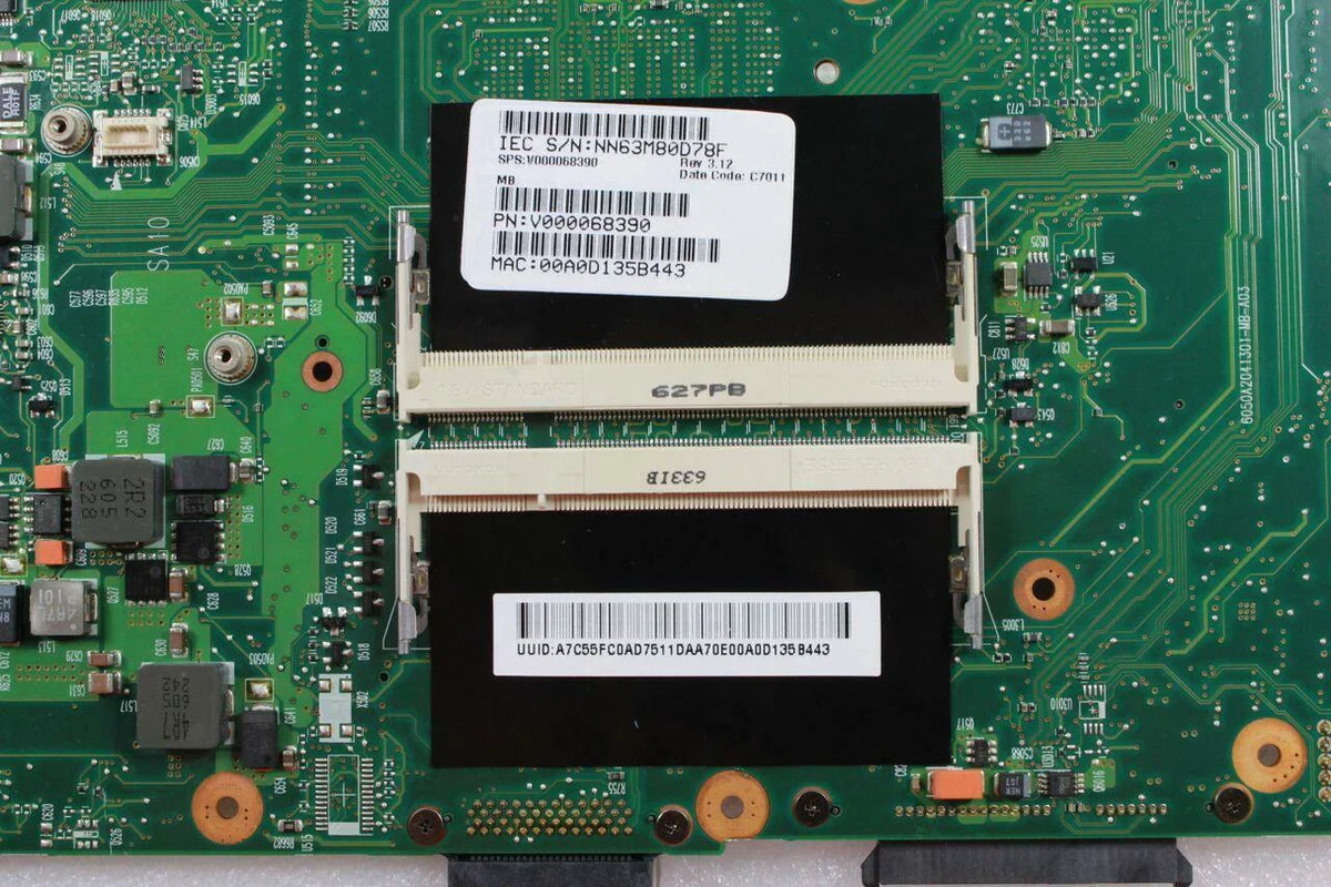A100 V000068120 Laptop Motherboard Satellite Toshiba New A105 V000068390