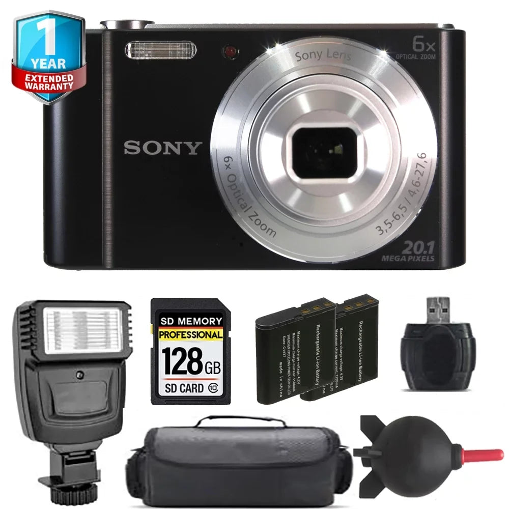 DSC-W810 + Cyber-shot Digital Warranty + Battery Camera 1 Extra Yr Flash+