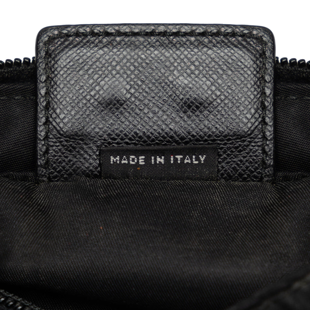 Authenticated Black Pre-Owned Nylon Tessuto Prada Crossbody Fabric Unisex (Good) Bag Crossbody