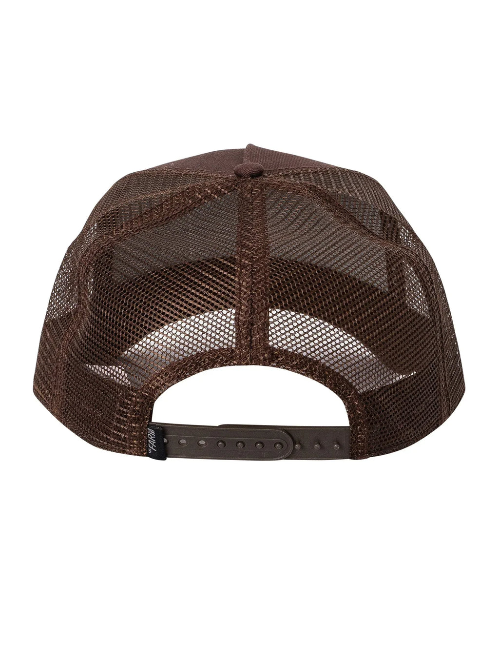 The Bros. Trucker Cap, Brown Goorin Goat