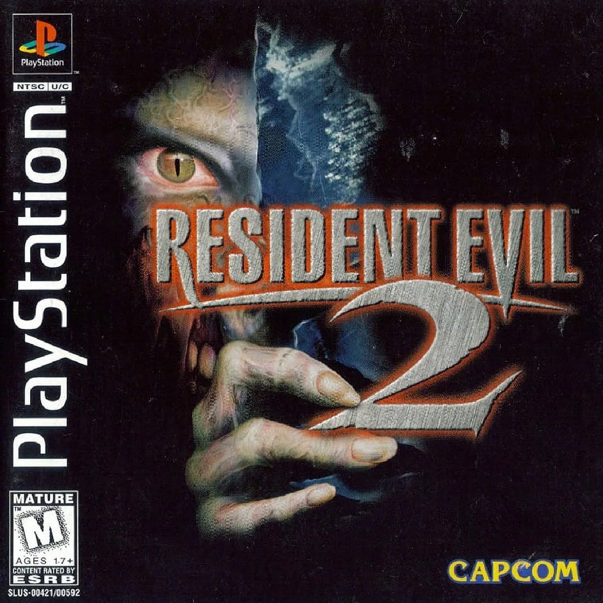 2 1, (Refurbished) PlayStation Game Fighting Evil 1998) Restored ( Resident