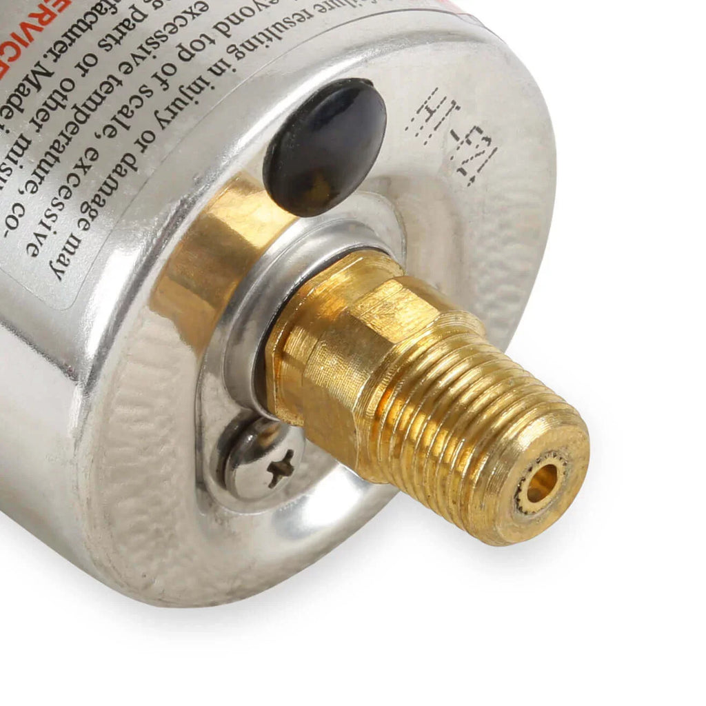 Pressure EFI Glycerin Holley inch 26-507 - - 0-100psi Fuel - 1.5 Gauge Filled