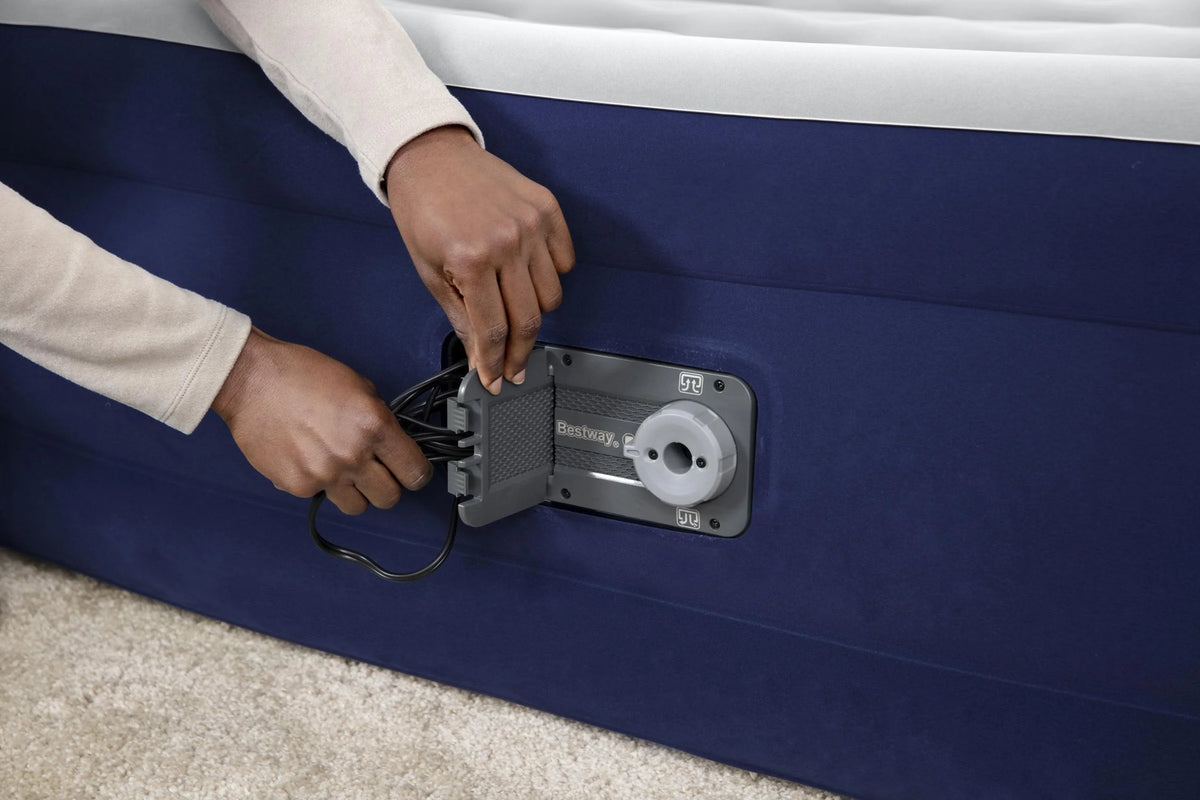 Full Pump, Air Bestway Coating AC 15" Mattress Built-in Antimicrobial with Tritech