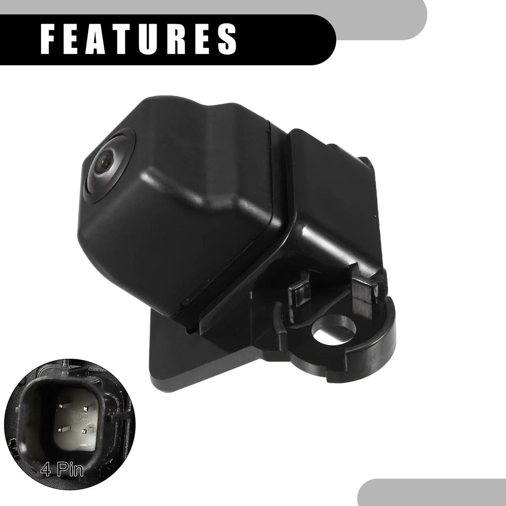Up Back for Camera Plastic Toyota Rear View No.86790-04010 Tacoma Black 2009-2015
