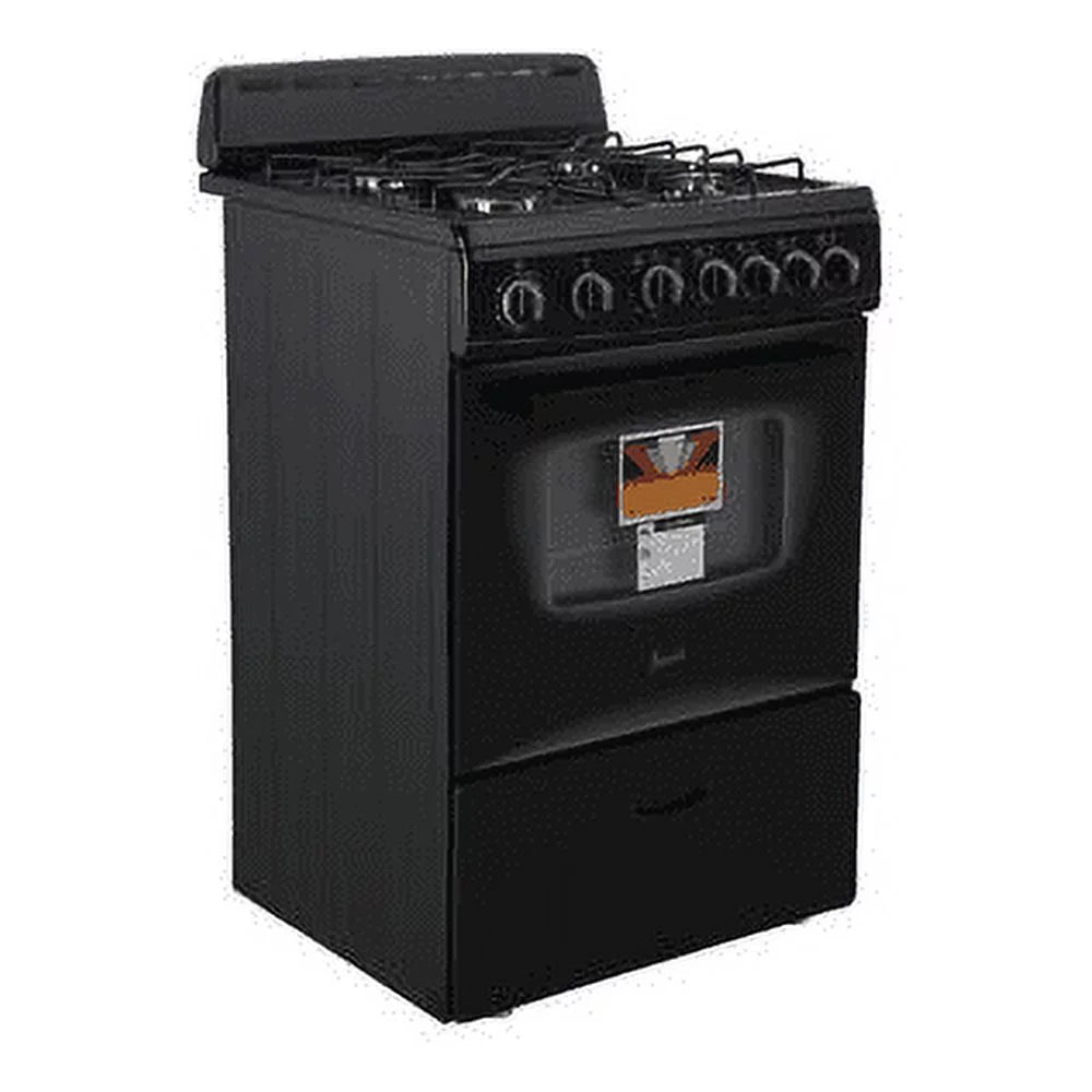 Gas Compact 24" Black Avanti (GR2415CB) Oven, in Range