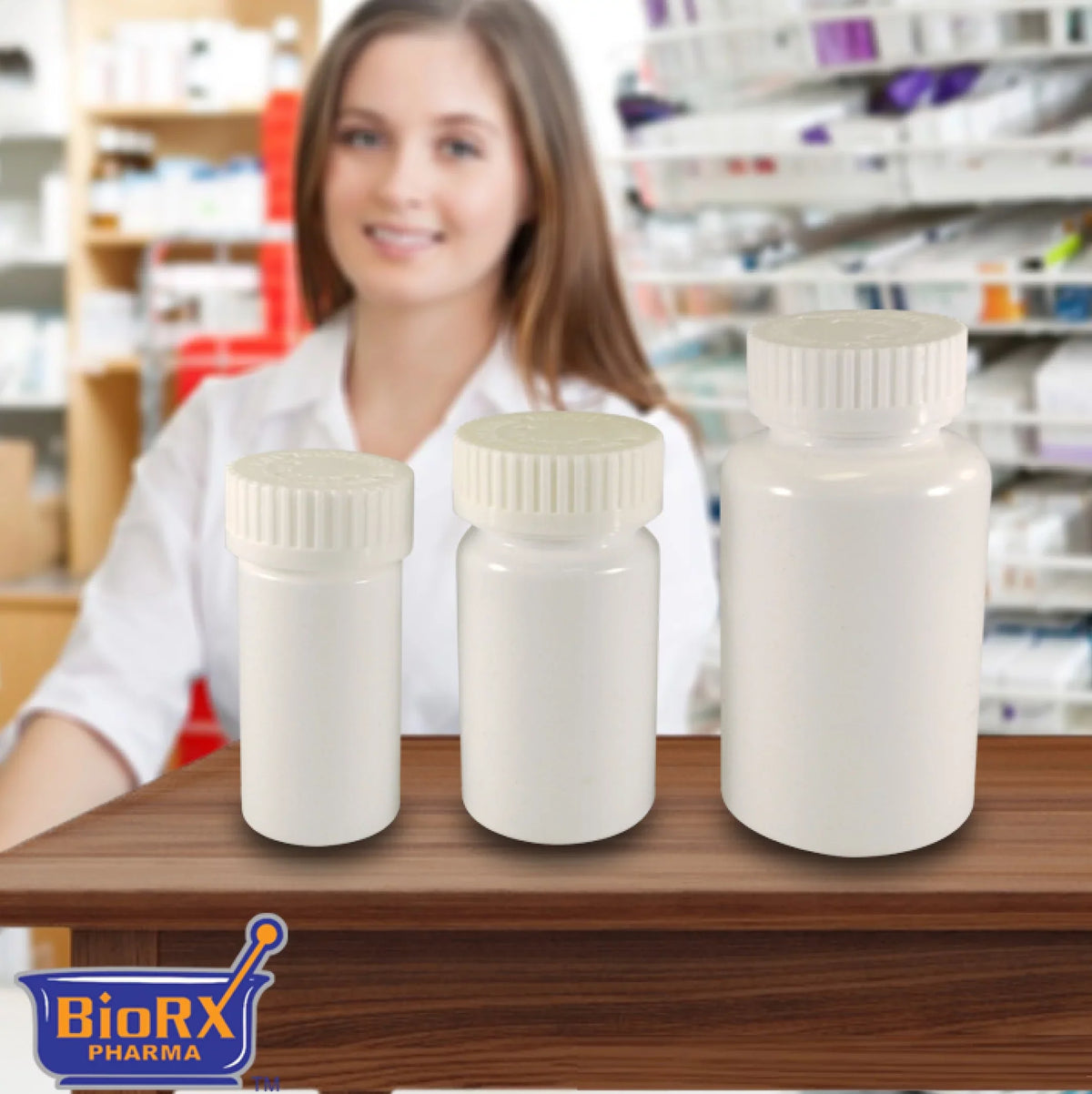White (Pill Sponix Dram Caps BioRx of Pro by Mega Container) Child Bottle, Pharmacy Pharmacy Pack Pill Pharmacy Prescription Vials, 13 250 Bottle, Container, Resistant Included, Caps,