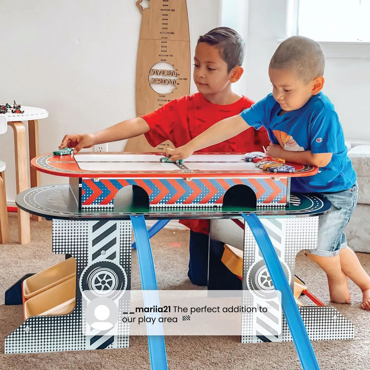 Children Race Toy Activity for Play Track Kids Delta Table and