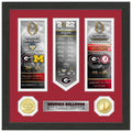 Mint Playoff x 2021 Bulldogs To Road Bronze 13'' Highland National Coin 13'' Georgia Photo Football Champions College