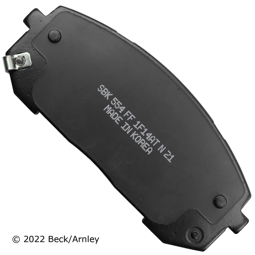 0892125 Beck/Arnley Pads Brake Premium Brand