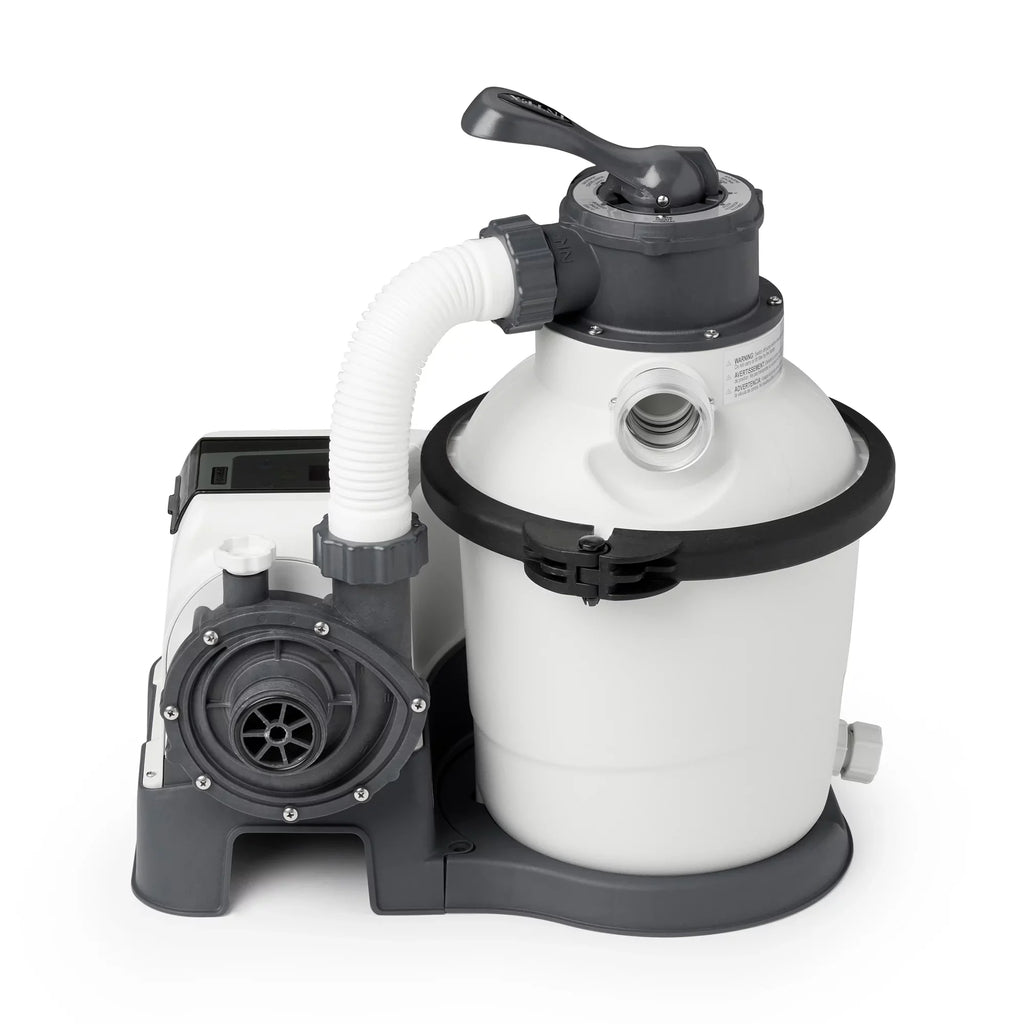 GFCI, 110-120 Rate Clear Motor Pool GPH Krystal Flow 1200 Gph System with Intex10 inch Pump, Sand 1500 V Filter