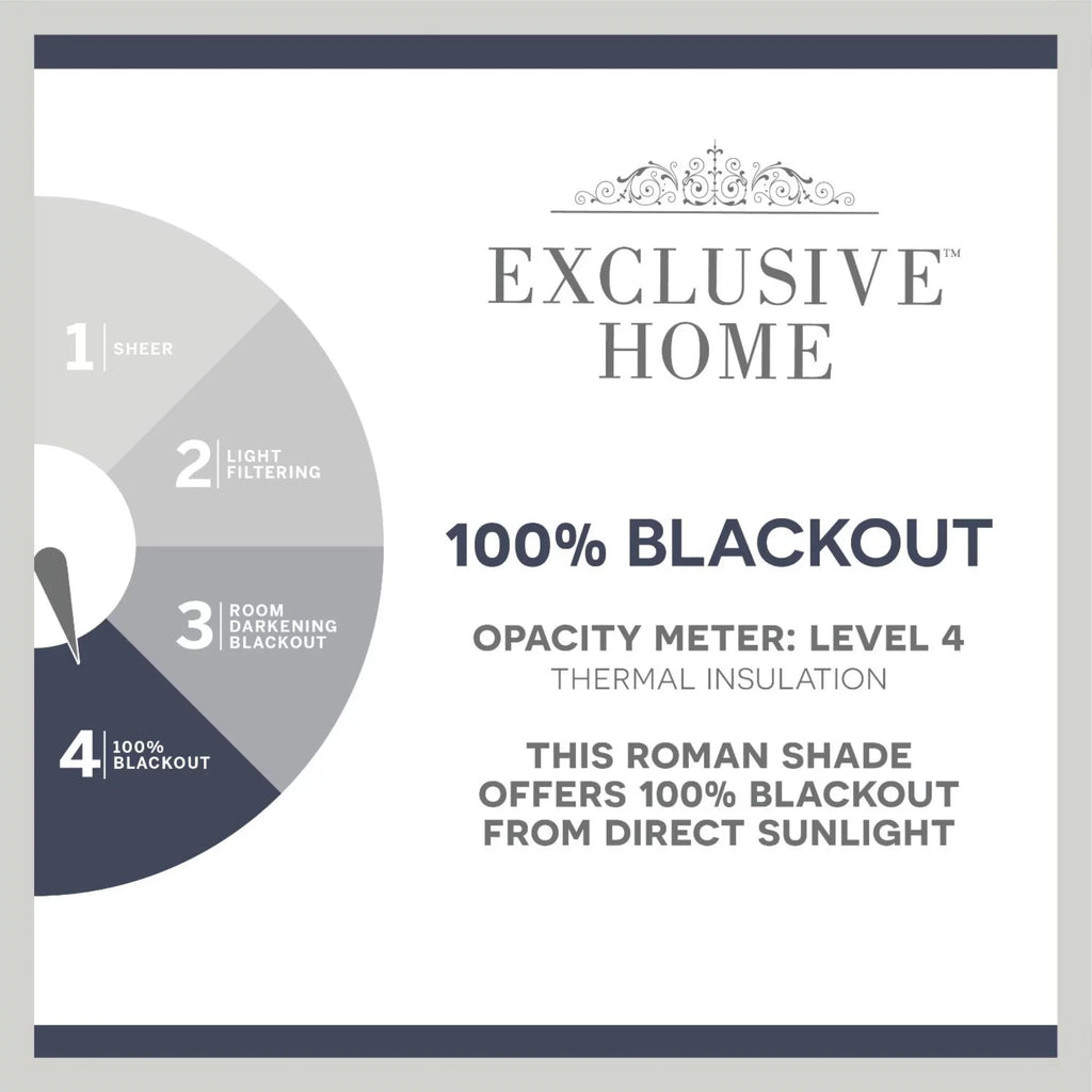 31"x64", Trellis White Total Exclusive Home Roman Blackout Montague Shade,