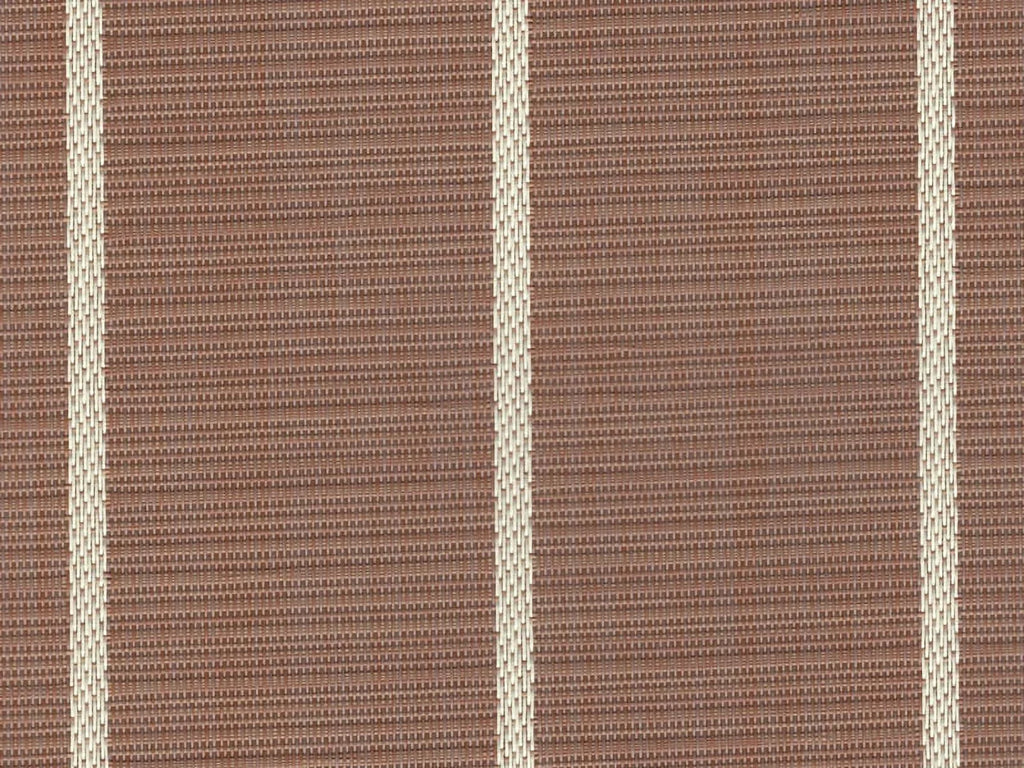 '- Vinyl Padding / Stripes 8.5'x25' w/ Teak Woven 307 - Marine White Flooring