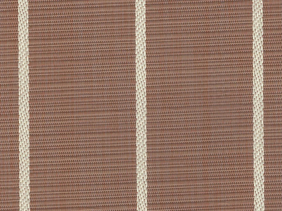 '- Vinyl Padding / Stripes 8.5'x25' w/ Teak Woven 307 - Marine White Flooring
