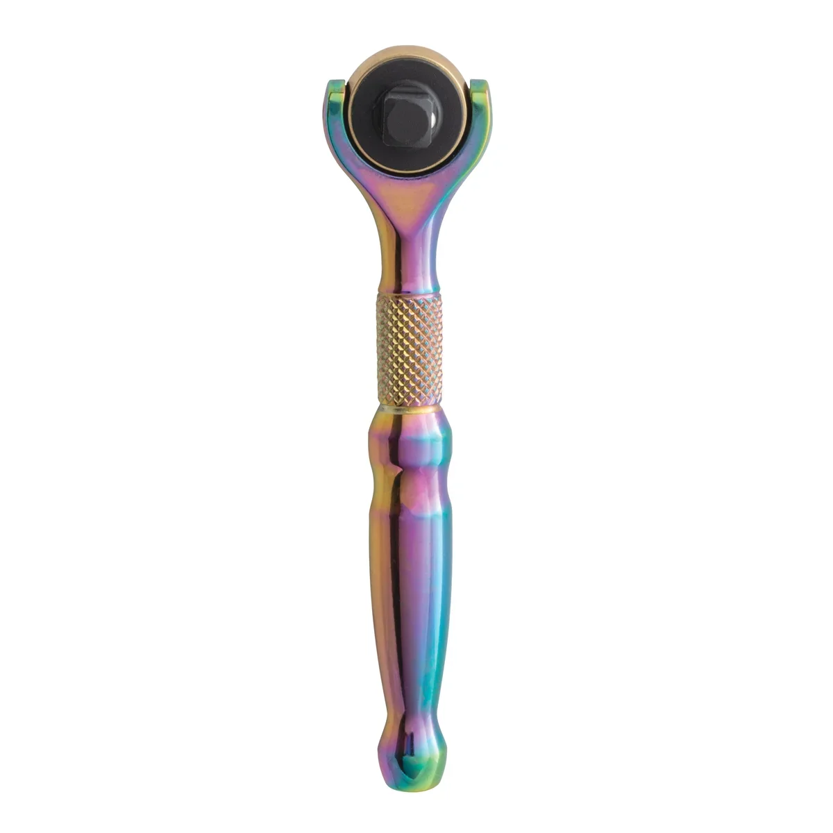 Ratchet Drive 1/4 Titan Head Swivel Micro Titanium in.