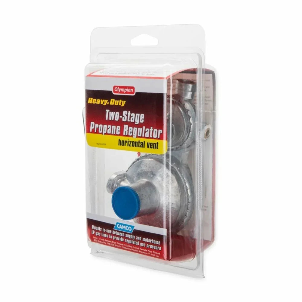 Two and 59323 Stage Propane Integral Second Horizontal First Feature Regulator Stages - Camco