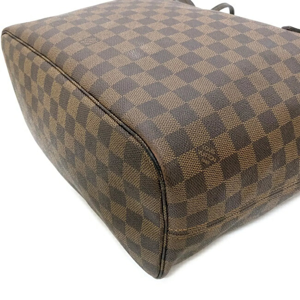 Pre-Owned SP4039 N51105 Bag Neverfull Brown (Fair) Tote MM Ebene Damier Ladies