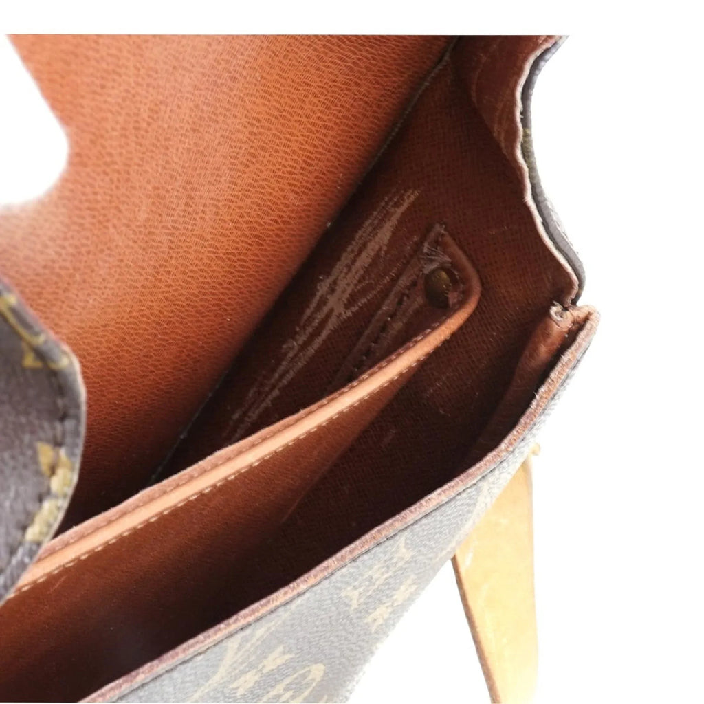 Shoulder Women's Pre-Owned Cartesier MM Canvas (Fair) Monogram Bag M51253