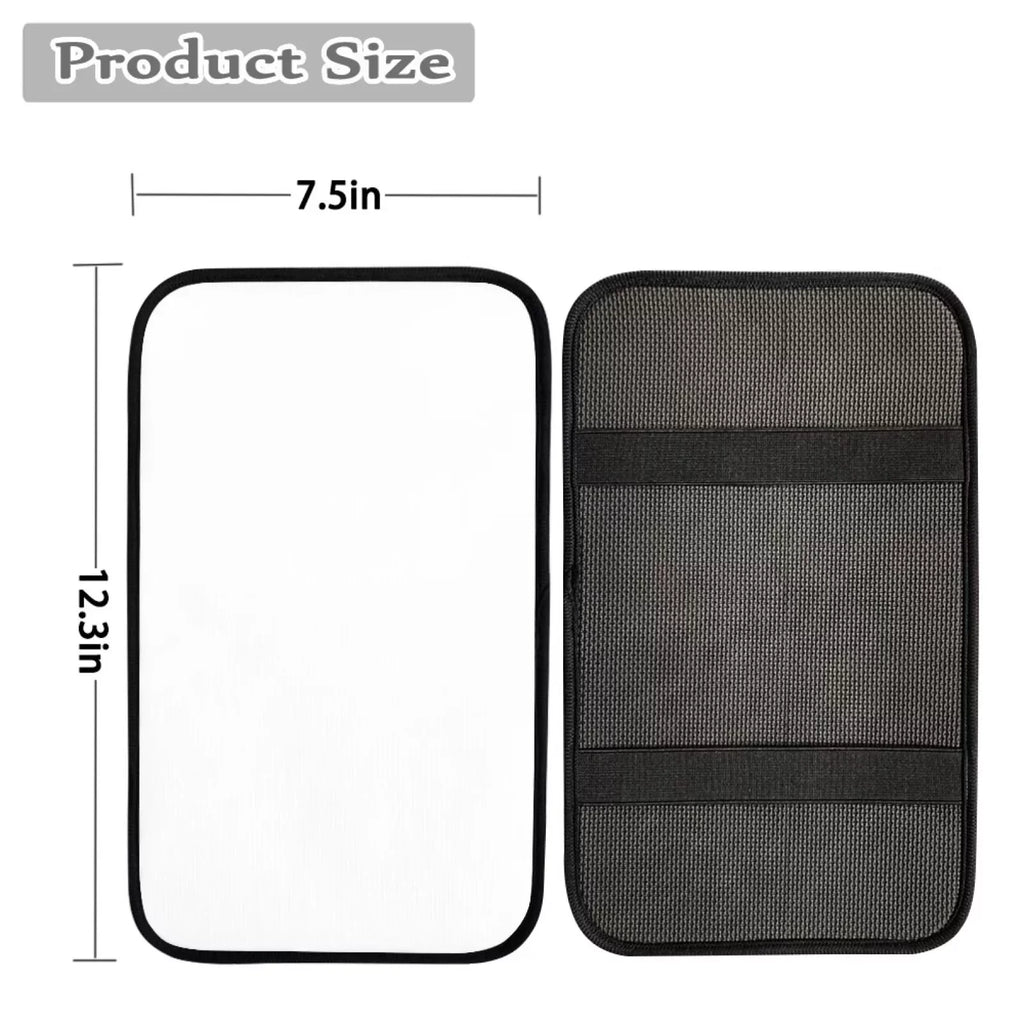 Binienty Pad+Front AestheticMushroom 8-Van Seatbelt Saddle Wheel Accessories Settring Back Set Pad+Center Sedan Interior Seat Cover Cover+Auto Blanket Cover of Print Console Car