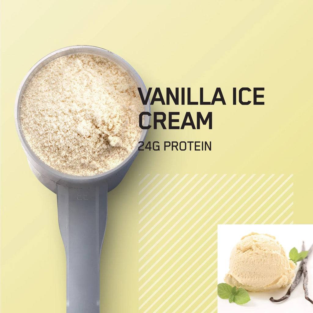 Standard Gold 2 29 Whey Powder, Optimum Protein Servings Vanilla Cream, lb, Nutrition, Ice 100%