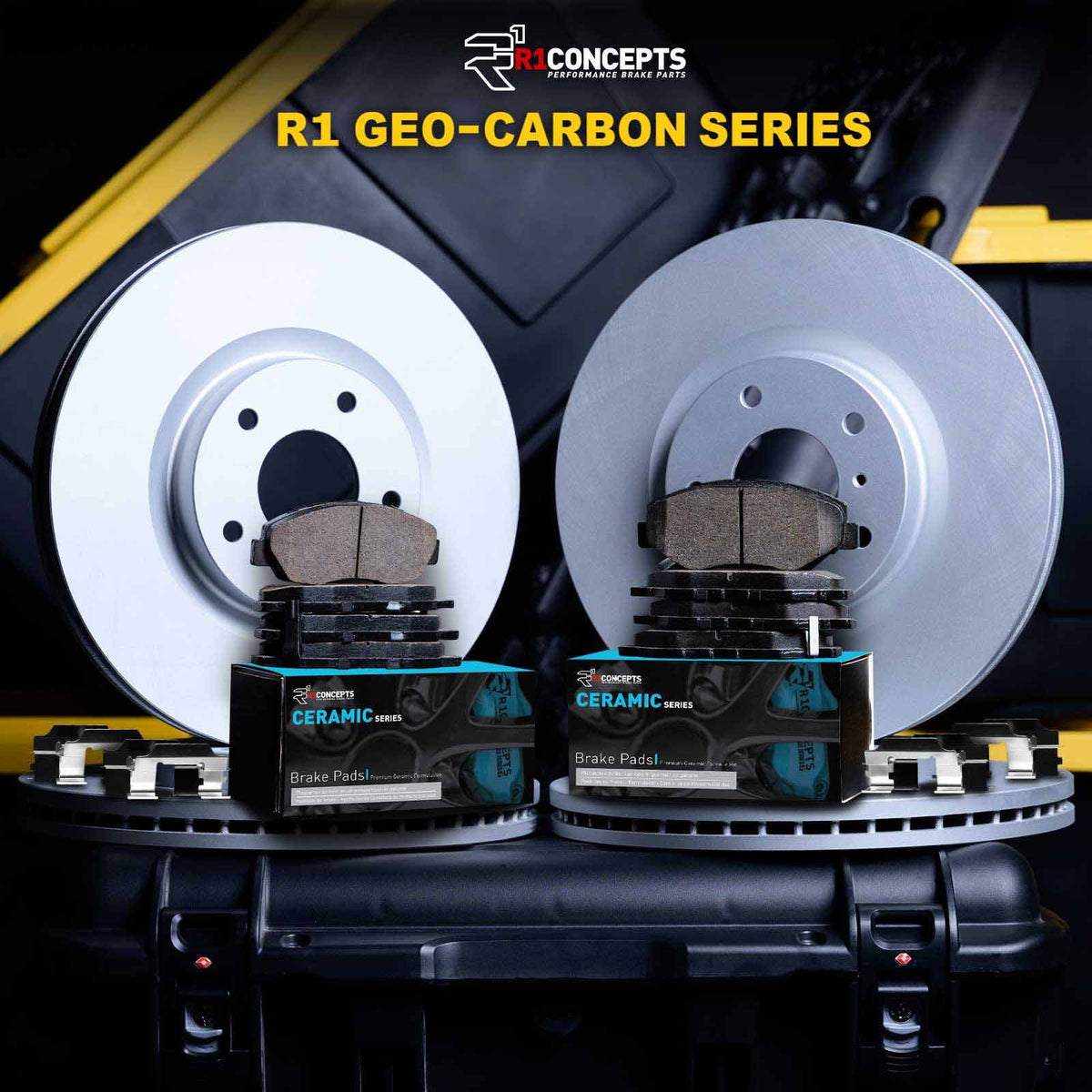 Pads R1 Concepts R1 Concepts 59054 Wdwh2 Coated 2002-2003 HONDA SI CIVIC Brake select: Rotor Fits Carbon Ceramic With