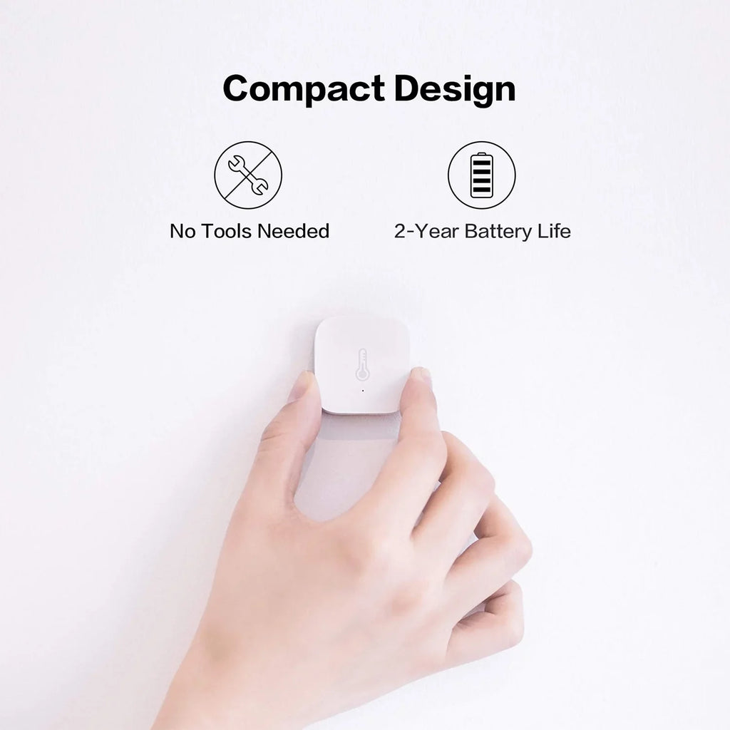 Compatible Sensor Remote AQARA for with Aqara HUB Temperature Monitoring and Home HomeKit Automation REQUIRES Sensor Humidity Smart