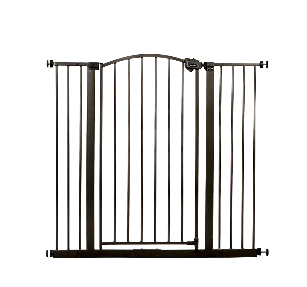 Gate, Baby Bronze Gate Safety to Décor Baby Age Extra 6 Months, Group Tall Regalo Arched 24
