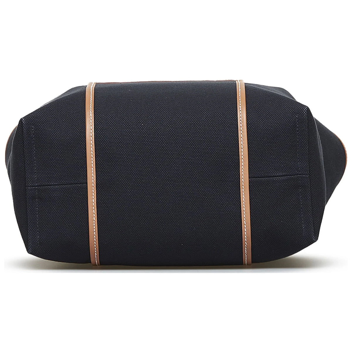 Fabric Canvas Pre-Owned Etriviere Unisex Black Hermès Goeland Pocket (Good) Toile 27 Tote Authenticated Bag