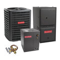 CAPTA3026B4 Coil 14.5 96% GSZH502410 and Furnace GM9C960603BN 60,000 2 Gas Ton SEER2 BTU Goodman System Heat AFUE Pump Upflow with