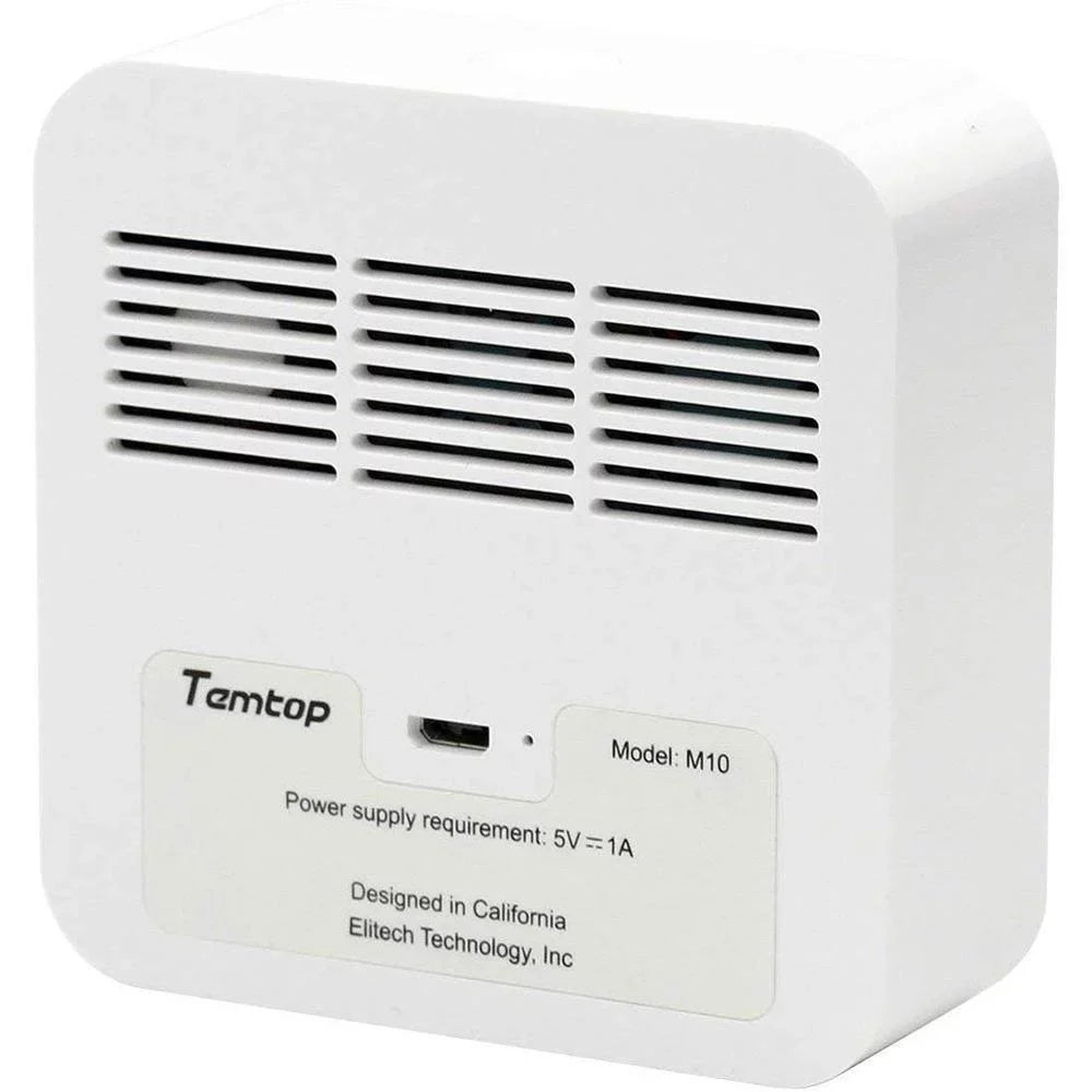 Indoor for Air AQI TVOC HCHO Monitor Temtop grade Tester M10 PM2.5 Real-Time