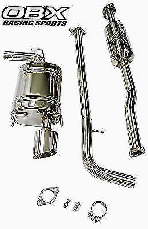By 2007-2011 Camry OBX-RS Fits Catback Toyota Stainless Exhaust 4Cyl.
