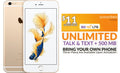 '+ Good) (Refurbished: iPhone Speed Pre-Owned Sim 6S Gold Talk Unlocked Card 64GB