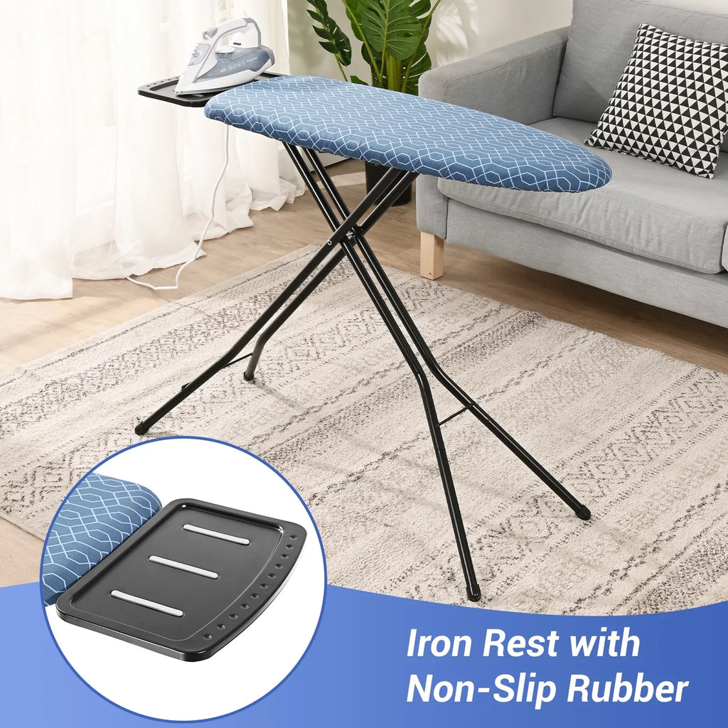Ironing 7 Levels Rest, Stand with Adjustable Board,Iron Height,36"x13" Iron Kingrack