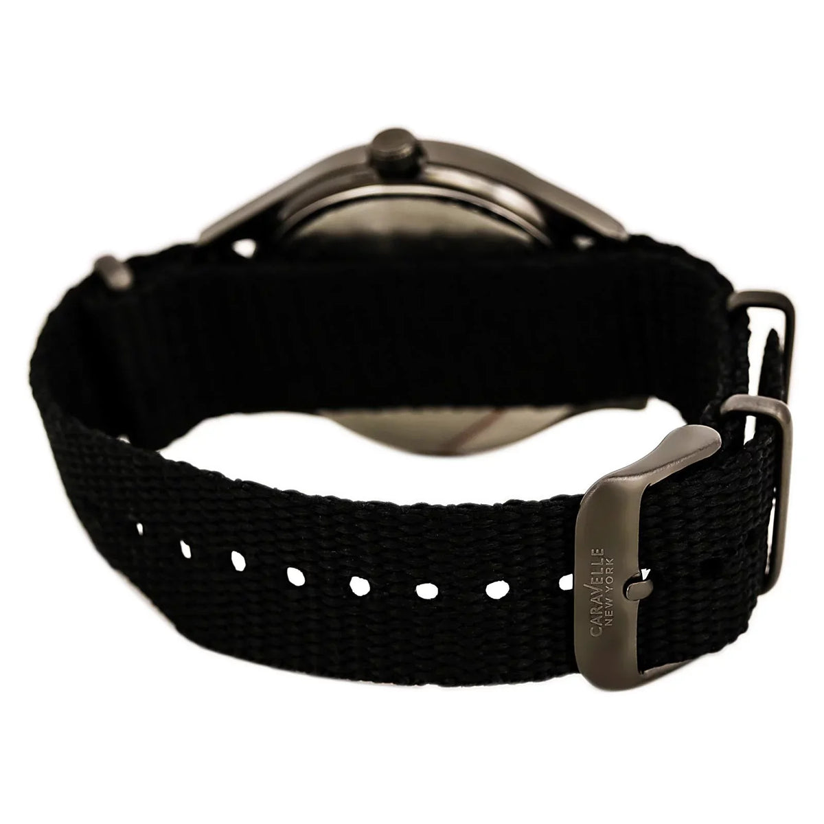 Watch Caravelle with By Nylon Strap Bulova Designed Men's outfit Black