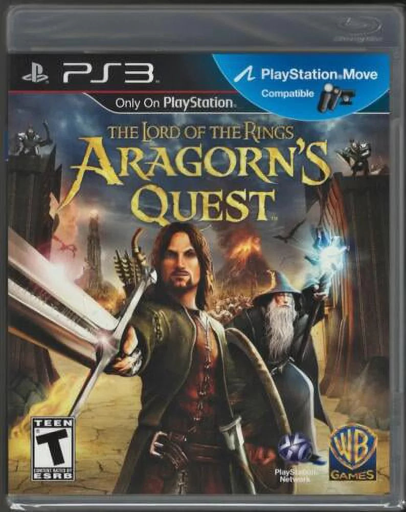 of the Pl Lord PS3 US Quest Aragorn''s Factory Rings: (Brand Sealed Version) New