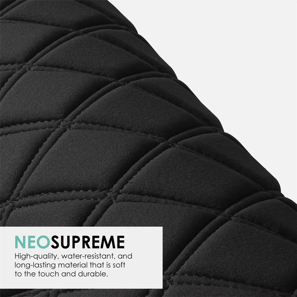 with Fit Seat Set Rear Group FH Freshener Air for Neoprene Car Custom Covers 2020-2024 Jeep Gladiator, Black