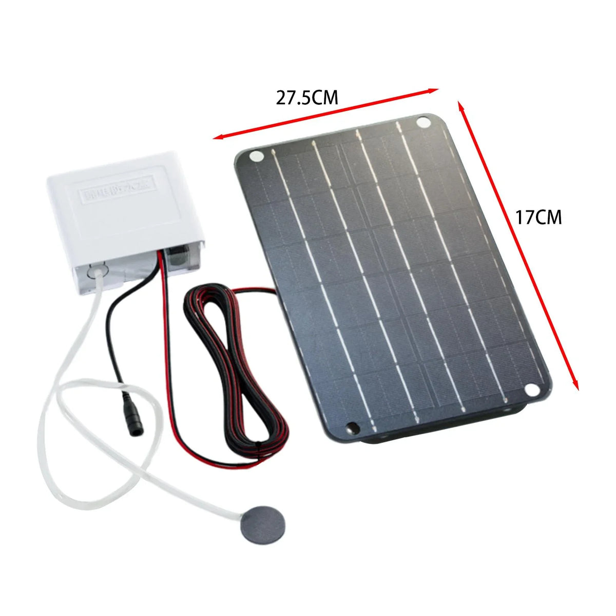 Pump,Aquarium Silent Solar for Aerator Friendly,6V Hydroponics Pond Eco Solar Colaxi Pond Pump Oxygenator Powered Air Pump Solar Air