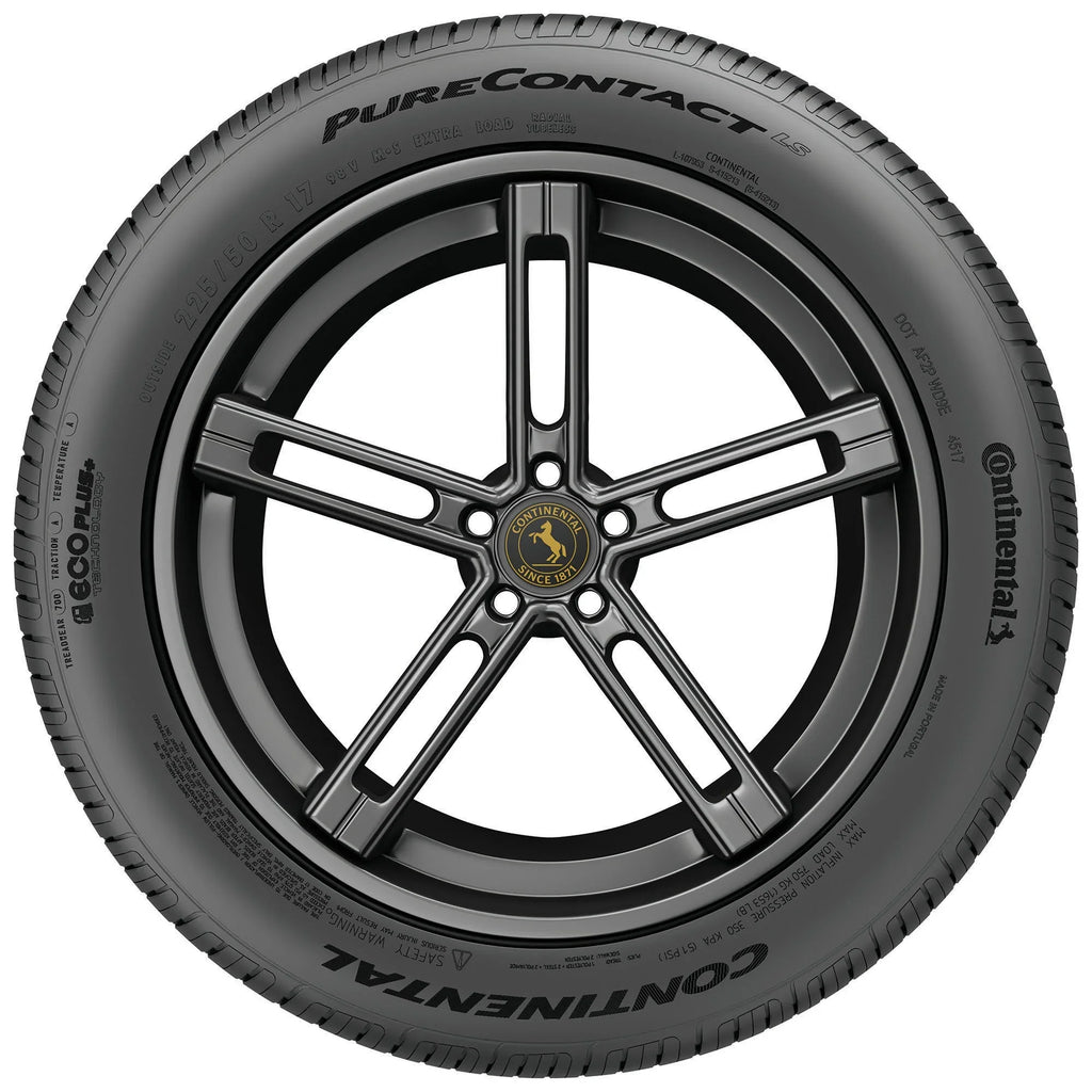 PureContact LS All Passenger Tire Continental 225/45R18 91V Season