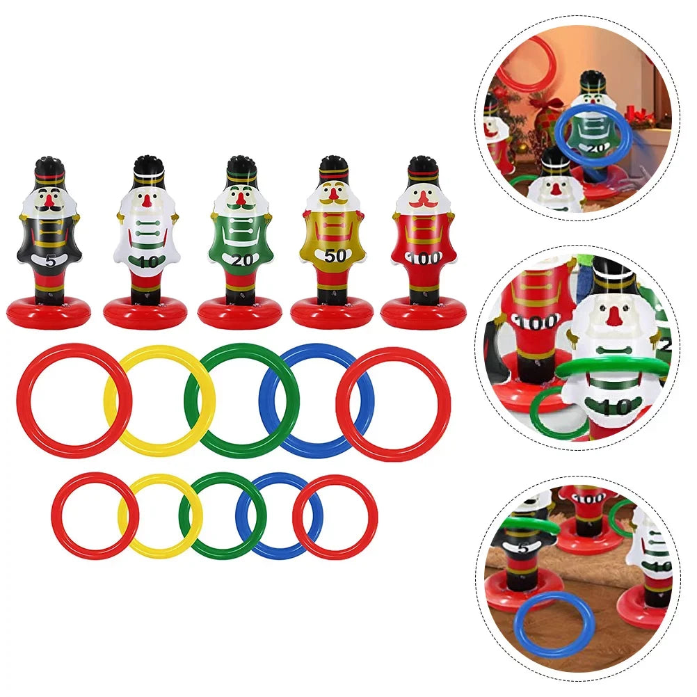 Party Toss Toss Games Ring Christmas Ring Inflatable Toys Nutcrackers NUOLUX Christmas