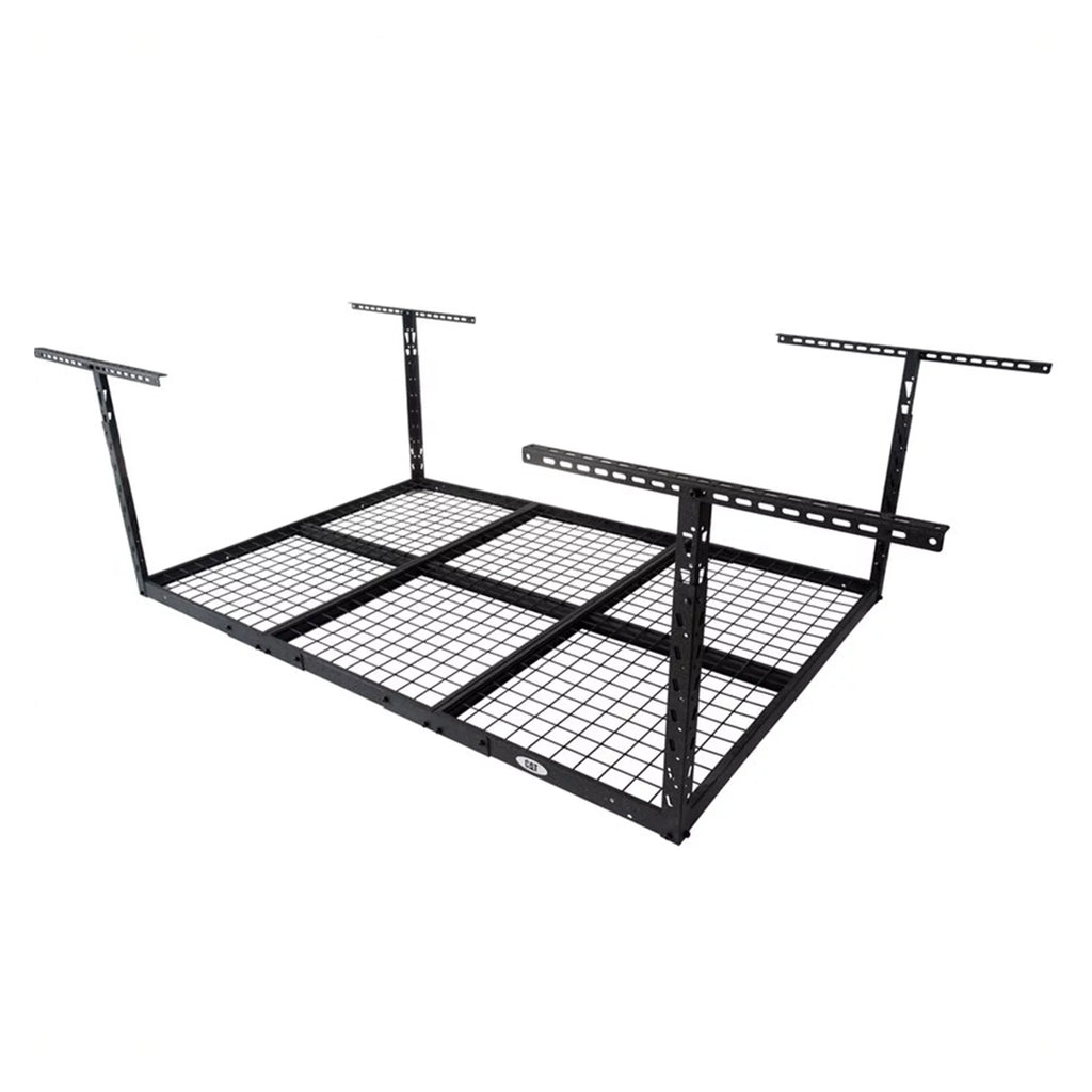 Black Adjustable 72 48 Steel Inch Storage System, CAT Garage Ceiling Rack x