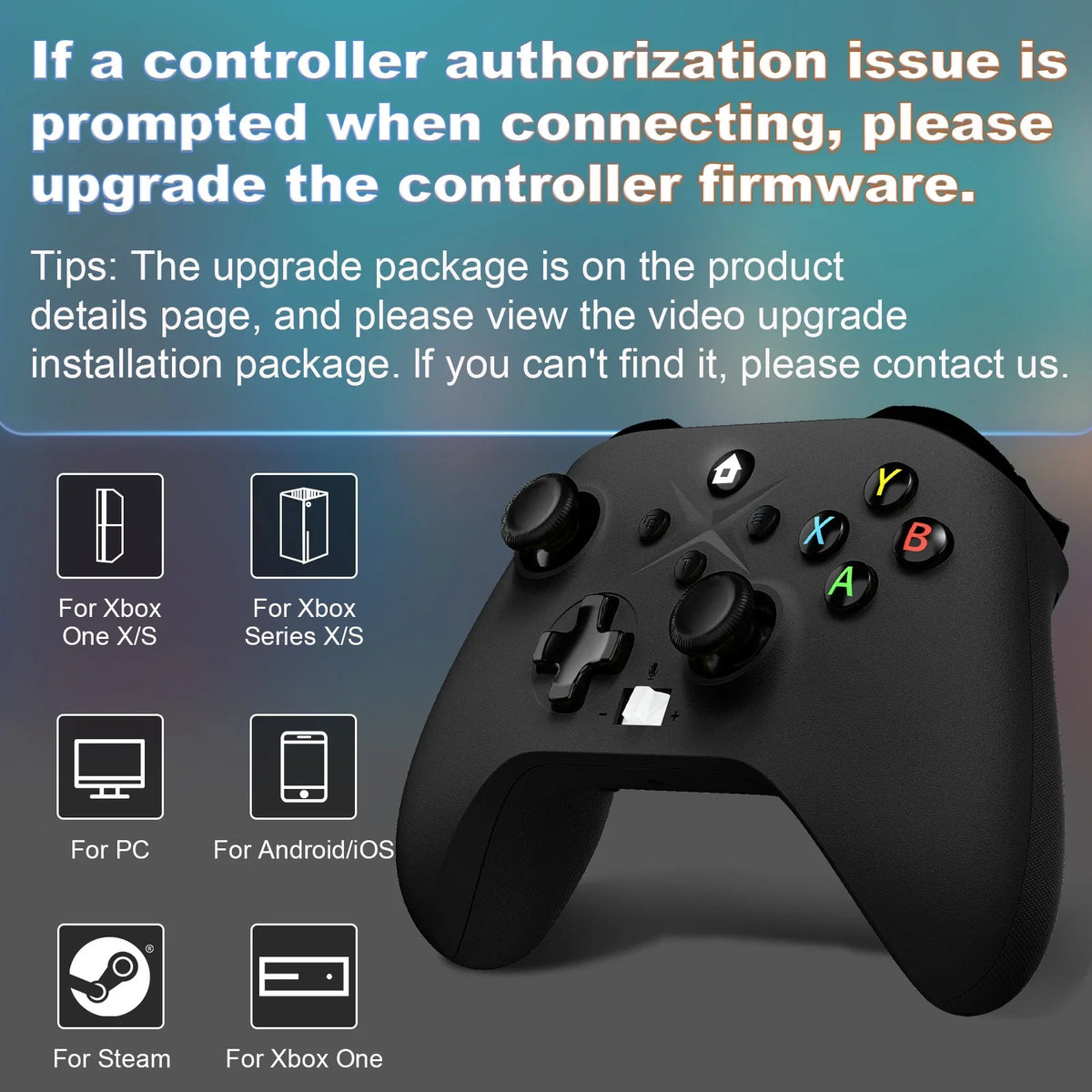 Xbox Controller Controller Video Jack Xbox XBOX)Game Connection/3.5mm Series Dual one, Consoles, for (Watch Xbox One Wireless, to X/S Headphone S/X, Update Xbox Bonacell with Vibration/Stable