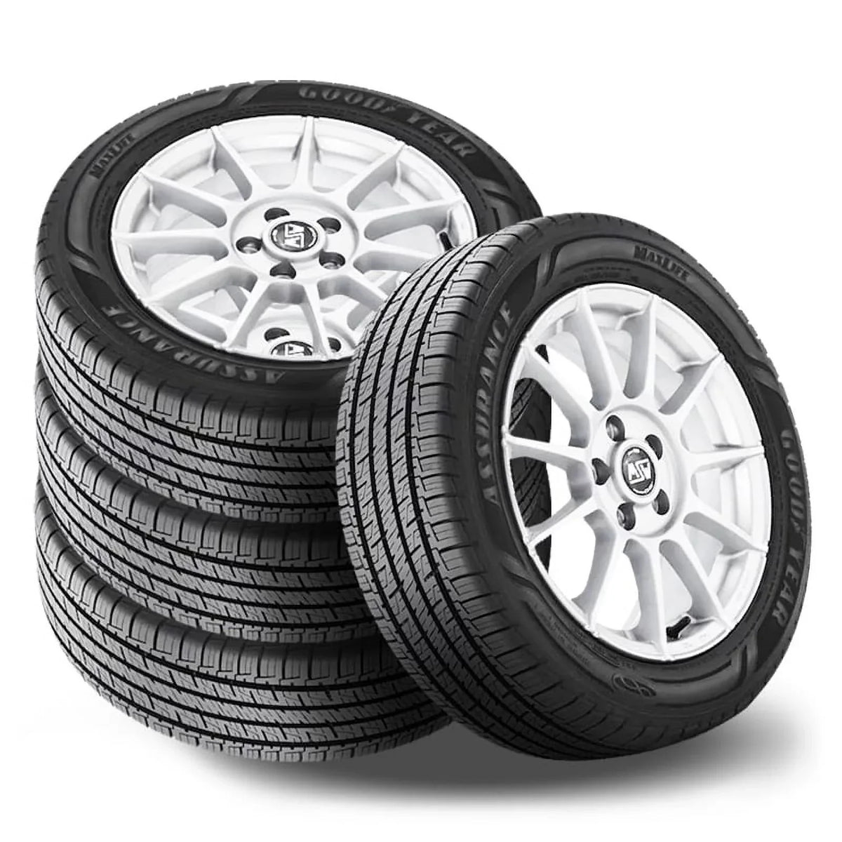 2556019 Maxlife Fits: Set Enclave SET Assurance 255/60R19 of 2007-08 Season 108H Goodyear CXL, 4 All Mileage Outlook XR 255/60/19 Saturn / / Buick 85K 2010 Tires 110932545