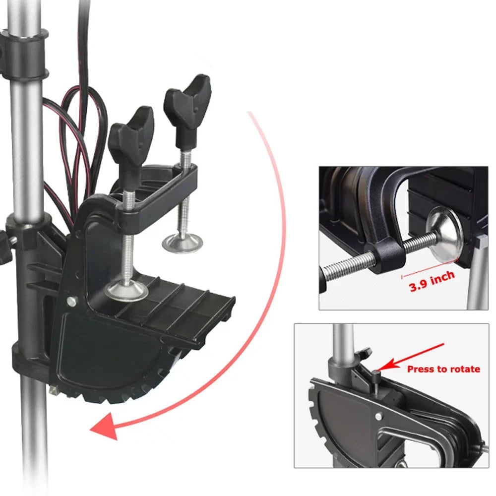 Outboard PreAsion Outboard 240lbs Motor Engine 24V Trolling Motor Electric Saltwater Electric Thrust