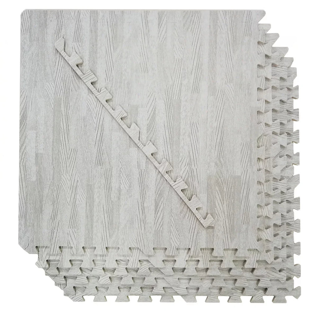 Mats Foam 100 White Home Aesthetics Interlocking Thick Ft Sq. Inch Flooring, 3/8