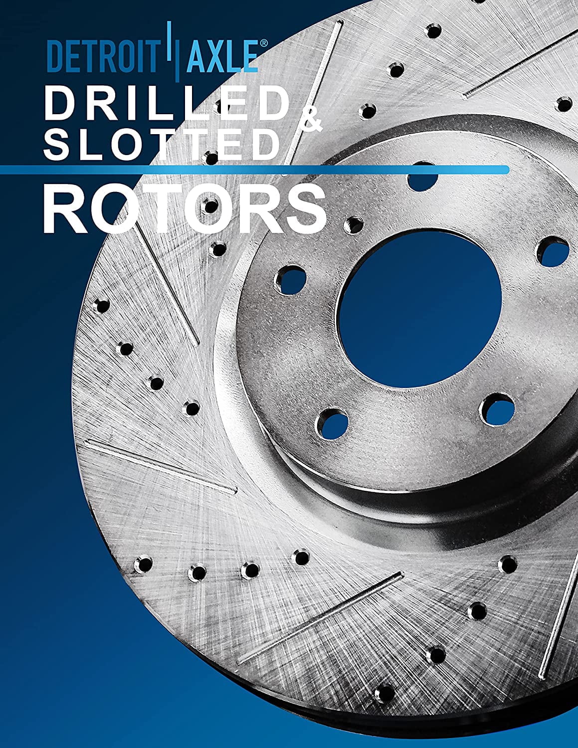 2011 Rotors Brake 2013 2014 Slotted 2015 2009 Axle Brake Replacement Jeep Pads for Ceramic Wrangler Front Detroit 11.89'' Drilled 2008 Kit 2012 2007-2017 : & Front Rotor Rear 2010 2016 - Brakes