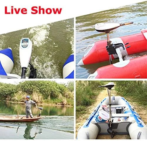 Outboard PreAsion Outboard 240lbs Motor Engine 24V Trolling Motor Electric Saltwater Electric Thrust
